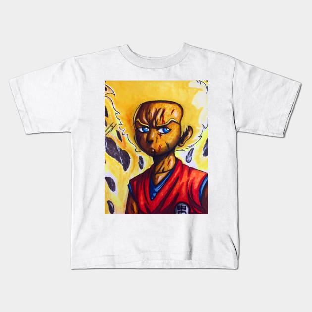 Super Huey Kids T-Shirt by Saquanarts